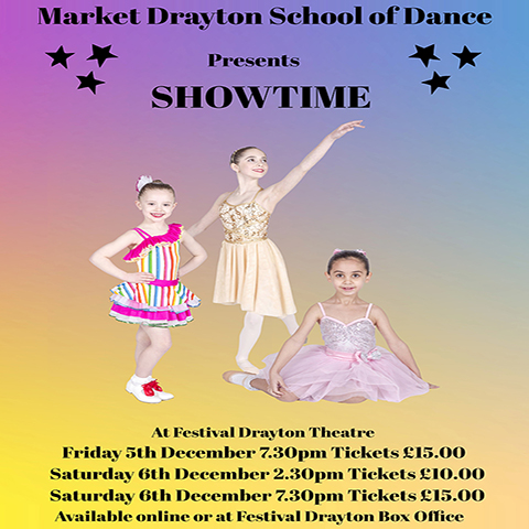 MDSD PRESENTS SHOWTIME at the Festival Drayton Centre